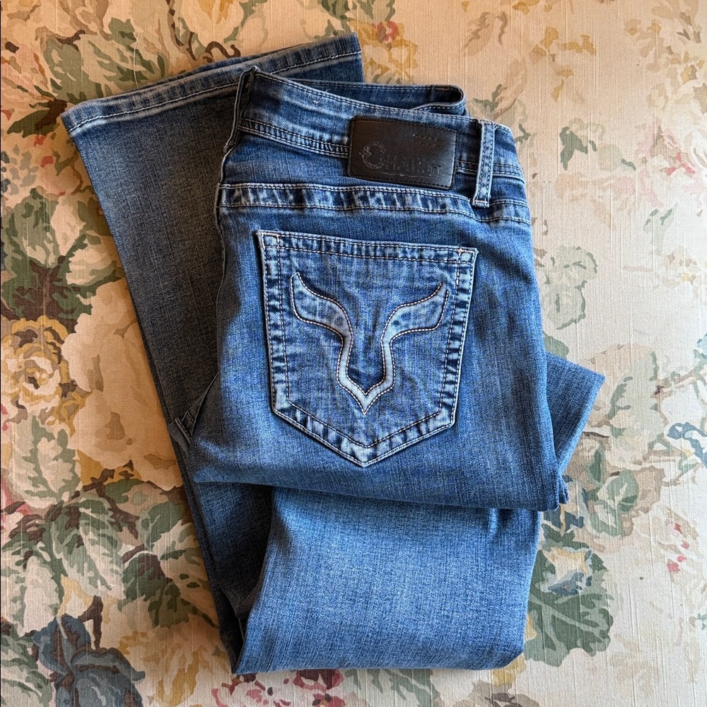 Charme Women's Classic Blue Boot Cut Jeans